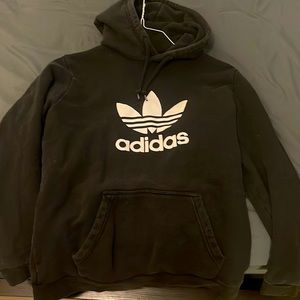 Black Adidas hoodie size medium mens